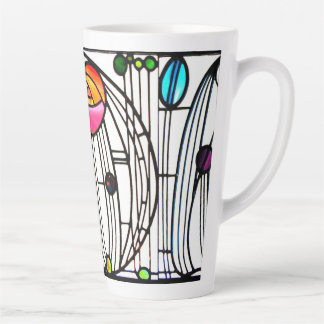 Charles Rennie Mackintosh bloemen ontwerp Latte Mok