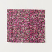 Charles Rennie Mackintosh bloemen ontwerpen Wandkleed (Voorkant (horizontaal))