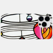 Charles Rennie Mackintosh bloemen Vensterontwerp Case-Mate iPhone Case (Achterkant (horizontaal))