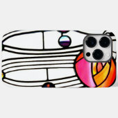 Charles Rennie Mackintosh bloemen Vensterontwerp Case-Mate iPhone Case (Achterkant (horizontaal))