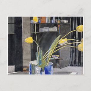 Charles Rennie Mackintosh - Gele Tulips Feestdagenkaart