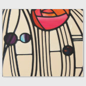 Charles Rennie Mackintosh Glas in lood Cadeaupapier (Vlak)