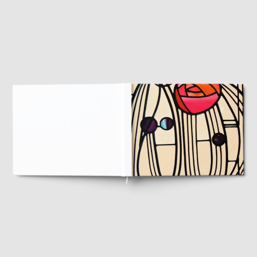 Charles Rennie Mackintosh Glas in lood Gastenboek (Volledig)