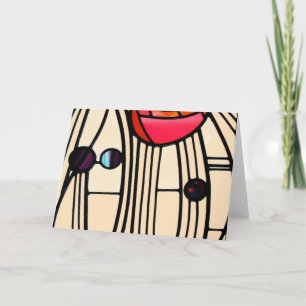 Charles Rennie Mackintosh Glas in lood Kaart