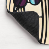 Charles Rennie Mackintosh Glas in lood Muismat (Hoek)