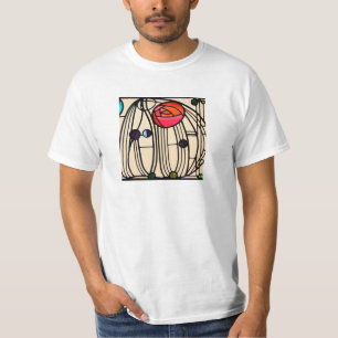 Charles Rennie Mackintosh Glas in lood T-shirt