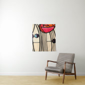 Charles Rennie Mackintosh Glas in lood Wandkleed (In situ)