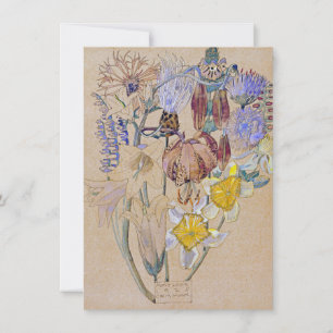 Charles Rennie Mackintosh - Mont Louis - Flower Bedankkaart