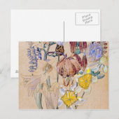 Charles Rennie Mackintosh - Mont Louis - Flower Briefkaart (Voorkant / Achterkant)