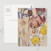 Charles Rennie Mackintosh - Mont Louis - Flower Briefkaart (Voorkant / Achterkant)