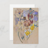 Charles Rennie Mackintosh - Mont Louis - Flower Informatiekaartje (Voorkant / Achterkant)