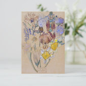 Charles Rennie Mackintosh - Mont Louis - Flower Informatiekaartje (Staand voorkant)