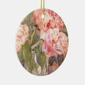 Charles Rennie Mackintosh - Peonies Keramisch Ornament (Rechts)