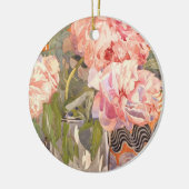 Charles Rennie Mackintosh - Peonies Keramisch Ornament (Links)