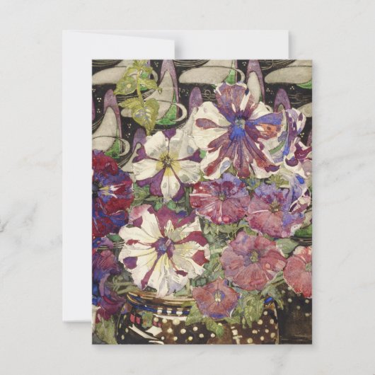 Charles Rennie Mackintosh - Petunias (Voorkant)