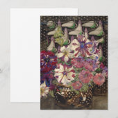 Charles Rennie Mackintosh - Petunias Bedankkaart (Voorkant / Achterkant)