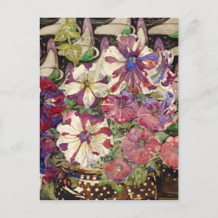 Charles Rennie Mackintosh - Petunias Briefkaart