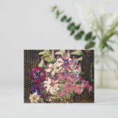 Charles Rennie Mackintosh - Petunias Briefkaart (Staand voorkant)