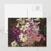 Charles Rennie Mackintosh - Petunias Briefkaart (Voorkant / Achterkant)