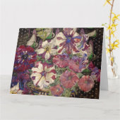 Charles Rennie Mackintosh - Petunias Kaart (Gele Bloem)