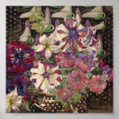 Charles Rennie Mackintosh - Petunias Poster (Voorkant)