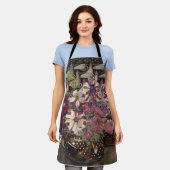 Charles Rennie Mackintosh - Petunias Schort (Gedragen)