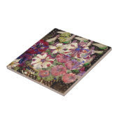 Charles Rennie Mackintosh - Petunias Tegeltje (Zijkant)