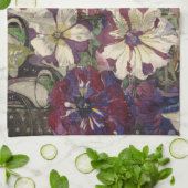 Charles Rennie Mackintosh - Petunias Theedoek (Gevouwen)