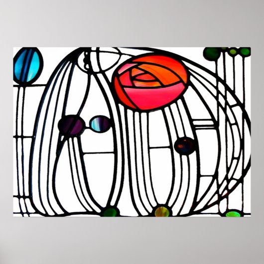 CHARLES RENNIE MACKINTOSH POSTER (Voorkant)