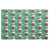 Charles Rennie Mackintosh Roos Pattern Fabric Stof (Fat Quarter)