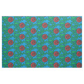 Charles Rennie Mackintosh Roos Pattern Stof (Fat Quarter)