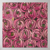 Charles Rennie Mackintosh - Roses Poster (Voorkant)