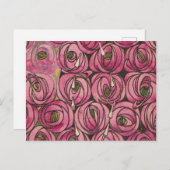 Charles Rennie Mackintosh - Rozen Feestdagenkaart (Voorkant / Achterkant)