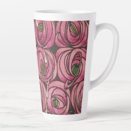 Charles Rennie Mackintosh - Rozen Latte Mok (Rechts)
