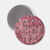 Charles Rennie Mackintosh - Rozen Magneet (Voorkant / Achterkant)