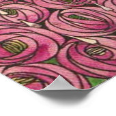 Charles Rennie Mackintosh - Rozen Poster (Hoek)