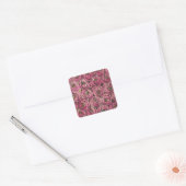 Charles Rennie Mackintosh - Rozen Vierkante Sticker (Envelop)