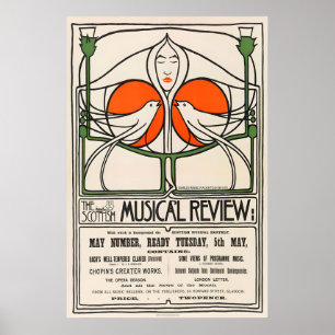 Charles Rennie Mackintosh Schotse Art Nouveau Poster