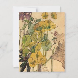 Charles Rennie Mackintosh - Spurge With Yham 1909 Bedankkaart