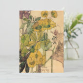 Charles Rennie Mackintosh - Spurge With Yham 1909 Bedankkaart (Staand voorkant)