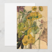 Charles Rennie Mackintosh - Spurge With Yham 1909 Bedankkaart (Voorkant / Achterkant)