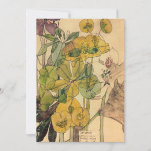 Charles Rennie Mackintosh - Spurge With Yham 1909 Bedankkaart