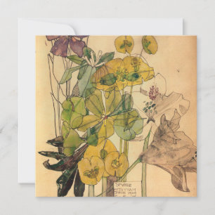 Charles Rennie Mackintosh - Spurge With Yham 1909 Feestdagenkaart