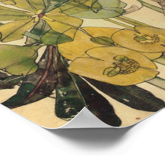 Charles Rennie Mackintosh - Spurge With Yham 1909 Poster (Hoek)