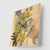 Charles Rennie Mackintosh - Spurge With Yham 1909 Vierkante Klok (Hoek)