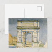 Charles Rennie Mackintosh - The Arch of Titus, Rom Feestdagenkaart (Voorkant / Achterkant)