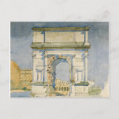 Charles Rennie Mackintosh - The Arch of Titus, Rom Feestdagenkaart (Voorkant)
