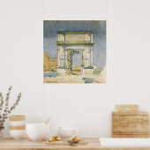 Charles Rennie Mackintosh - The Arch of Titus, Rom Poster (Keuken)