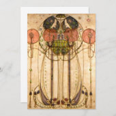 Charles Rennie Mackintosh The Wassail Kaart (Voorkant / Achterkant)