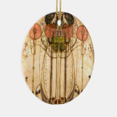 Charles Rennie Mackintosh The Wassail Keramisch Ornament (Rechts)